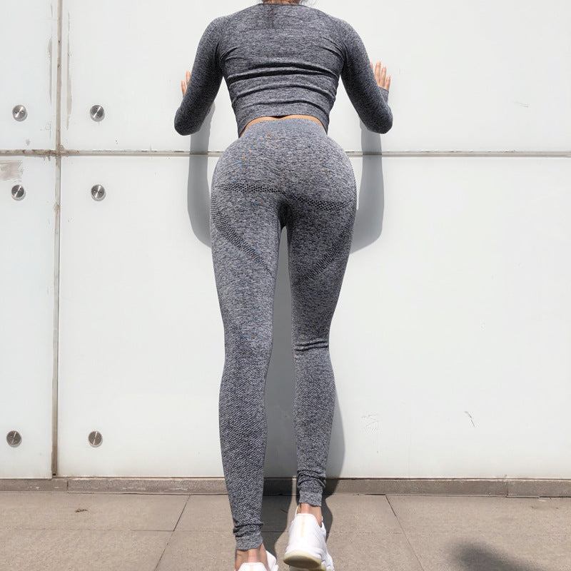 Quick-Dry Yoga Pants Training Set for Activewear