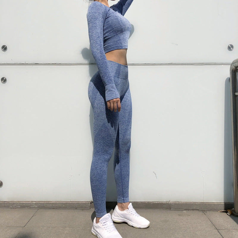 Quick-Dry Yoga Pants Training Set for Activewear