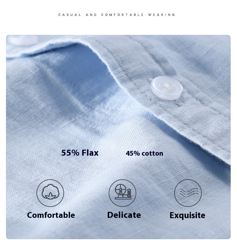 Linen Long Sleeve Shirt