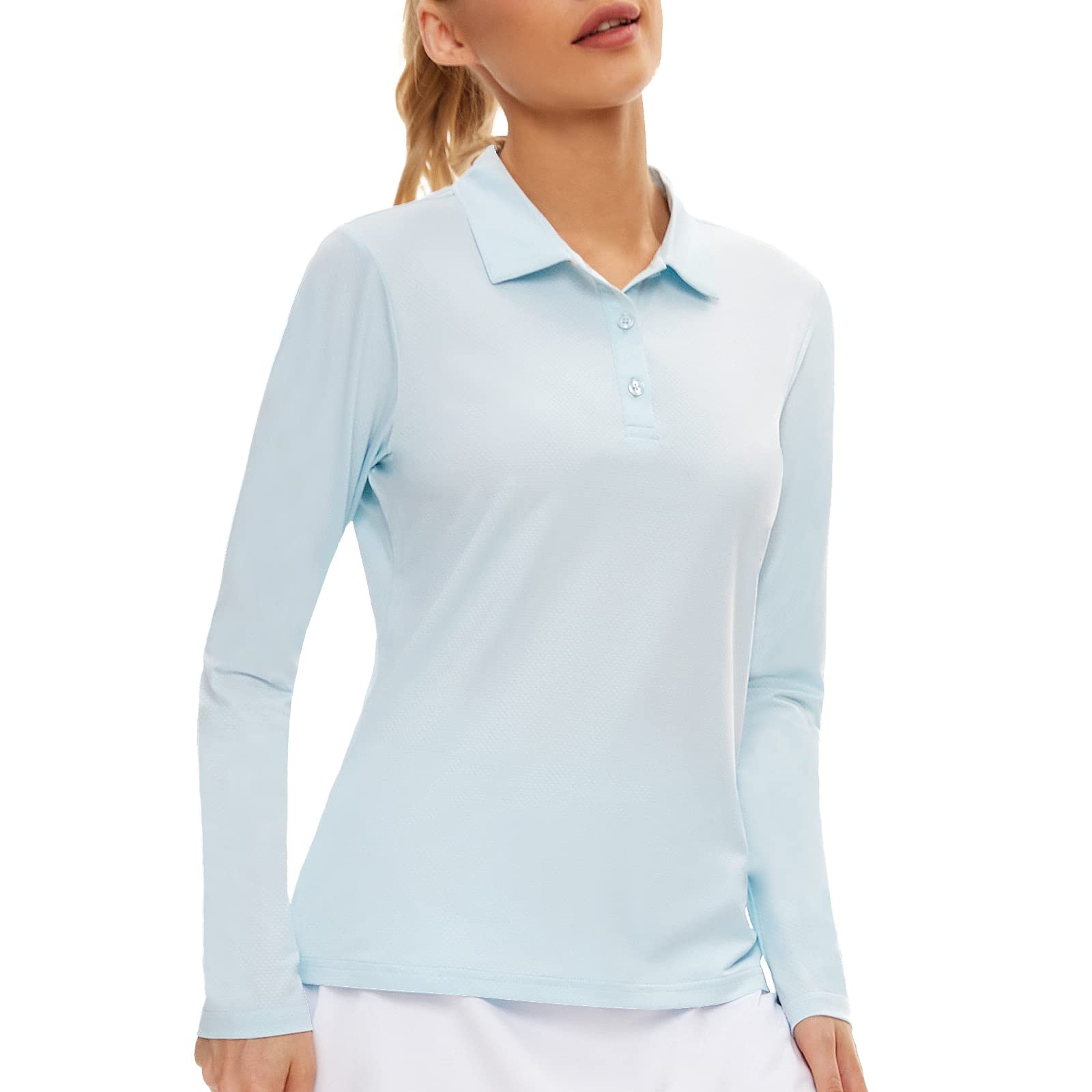 Women's UPF50+ Long Sleeve Golf Polo