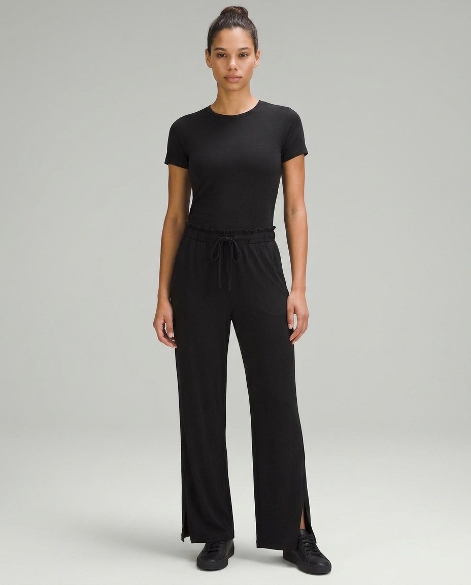 Split Hem Modal Lounge Pants (Long Pants)