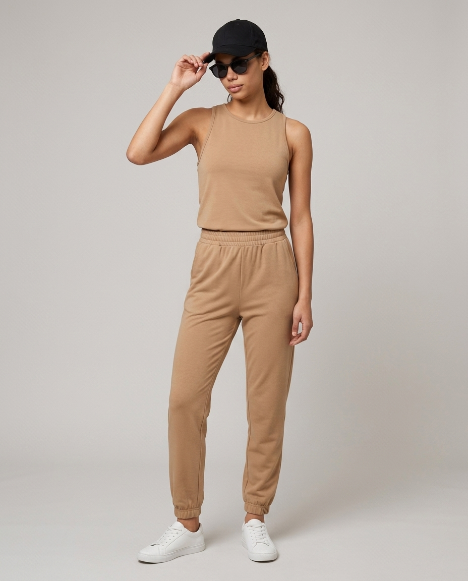 Sleeveless Top and Joggers Set