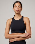 Round Neck Wide Strap Active Bra