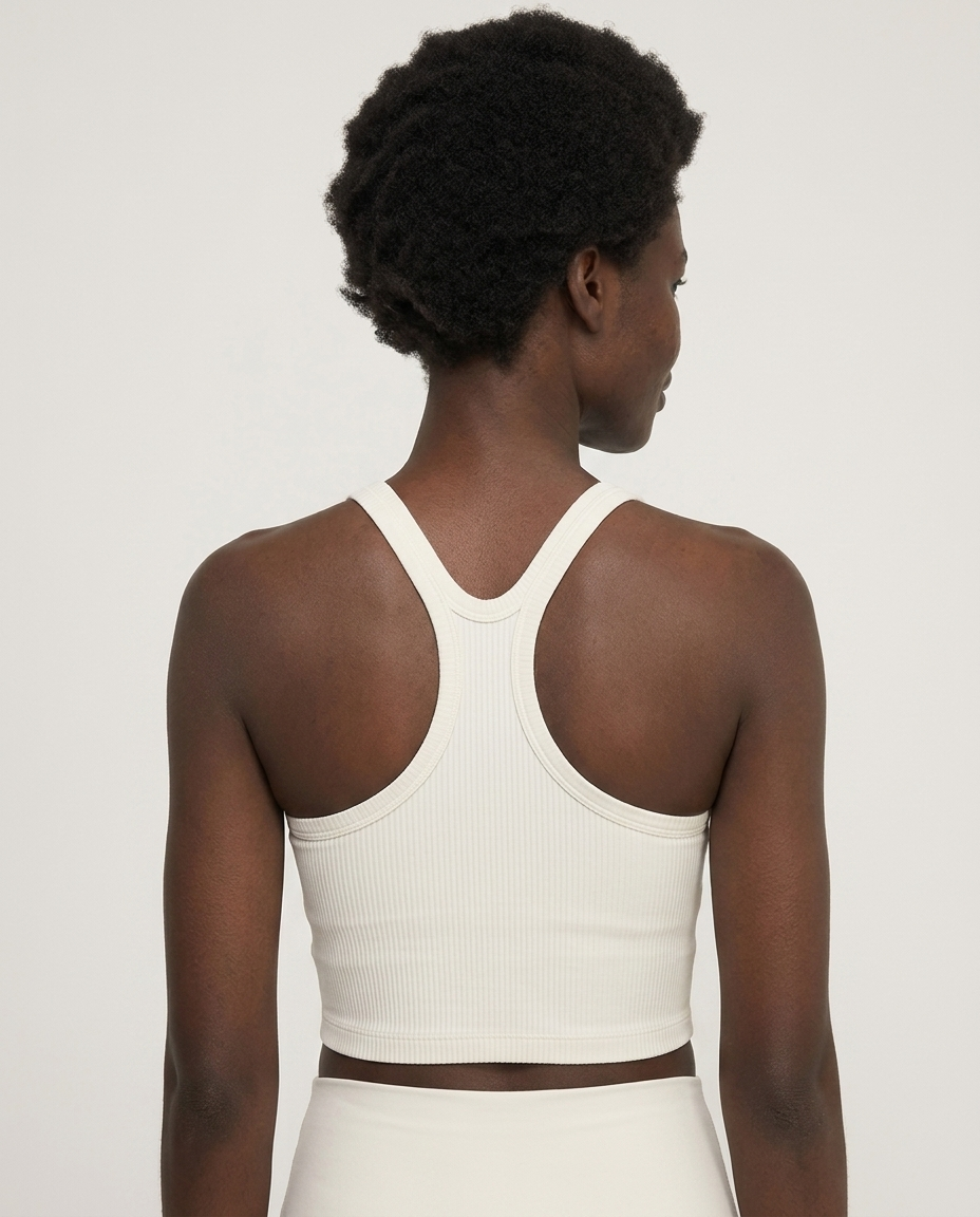 Millennia Wide Strap Cropped Sport Tank